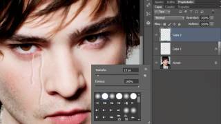 Crear Lagrimas Photoshop CS6 Yanko0 [upl. by Myrtia]