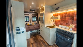 OneOfAKind Wheelchair Accessible Campervan Tour w Modern Luxury Interior  RAM Promaster 159quot [upl. by Molahs]