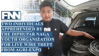 TWO INDIVIDUALS APPREHENDED BY DNYO FOR LIVE WIRE THEFT FROM AGRIEXPO [upl. by Occer936]