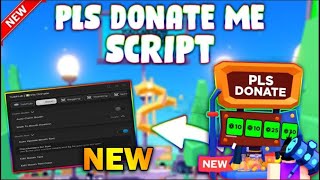 NEW PLS DONATE Script PASTEBIN 2024 AUTOFARM FAKE MESSAGE AUTO CHAT FIND RICH SERVERS [upl. by Eednus39]