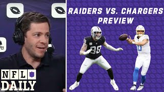 NFL Daily RaidersChargers Preview [upl. by Ruffina700]