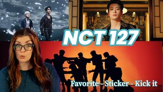 NCT 127 Reaction to Favorite Vampire Sticker Kick It MVsDance  GayoDaejeo Live Performance [upl. by Sheya427]