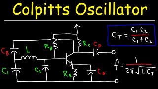 Colpitts Oscillator NPN Transistor Circuit [upl. by Eelik]