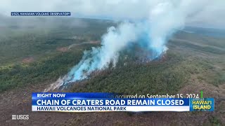 Hawaiis Kilauea volcano is erupting again in a remote part of a national park [upl. by Naiviv]