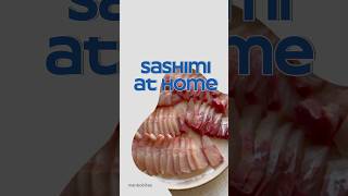 Making Kingfish Sashimi at home 집에서 부시리 회떠먹기 🩵 [upl. by Phionna356]