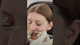 Nostril Nasenpiercing 💉 optimiert für einen Ring nach Wundheilung PiercingStudioWermelskirchen [upl. by Notsuh]