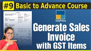 9 Tally PrimeCreate Sales Invoice with Multiple GST rate  Tally Mai GST Invoice Kaise Banate Hain [upl. by Moyna]