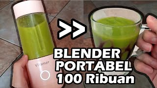 Review BLENDER Portable murah VITAMER Bikin jus dimana aja [upl. by Ttesil215]