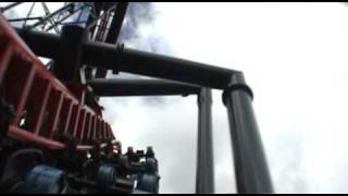 Eejanaika 4th Dimension 4D Roller Coaster Back Seat POV Onride FujiQ Highland Japan [upl. by Yleve198]