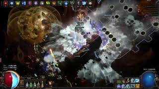 poe 325 Ice Nova of Frostbolts Hierophant T17 showcase [upl. by Middendorf376]