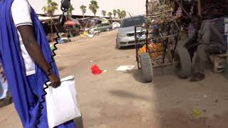 Walk around a market of Nouakchott Mauritania [upl. by Faletti]