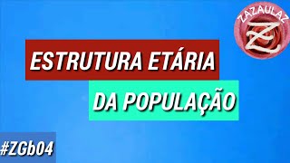 ESTRUTURA ETÁRIA DA POPULAÇÃO [upl. by Larner]