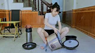 Genius girl fixes RICE COOKER like a PRO genius girl [upl. by Nellak]