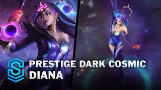 Prestige Dark Cosmic Diana Skin Spotlight  PreRelease  PBE Preview  League of Legends [upl. by Carnay]