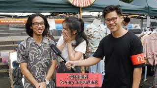 Can Singaporean Chinese Speak Chinese Prank [upl. by Yenffit25]