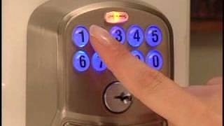 How To Program Your Schlage FE595 Keypad Entry Lock [upl. by Oehsen]