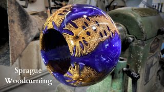 Woodturning  Australian Dragon Skin 2024 is The Year of The Dragon [upl. by Parke933]