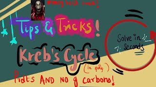 Krebs cycle mnemonic and tricks to find products  TAMIL [upl. by Acinnej]