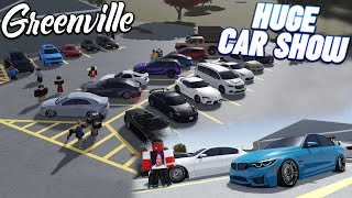 HUGE CAR MEET WITH SUSPENSION UPDATE  ROBLOX  Greenville [upl. by Madonna]