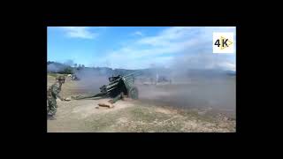 Bangladesh Armys Explosive Artillery Training And Firing Drills [upl. by Ylam]