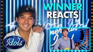 American Idol Winner Reacts To His First Audition  Idols Global [upl. by Emmalynne]