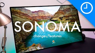 macOS Sonoma  Top Changes and Features [upl. by Isdnyl]