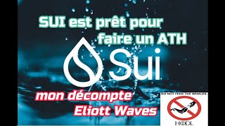 SUI V3  je vous montre mon décompte Elliott Waves 🚀 [upl. by Eessej]