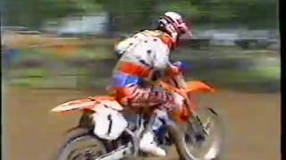 1990 U S Outdoor MX Nationals Troy Ohio Round 7 [upl. by Atinehs]