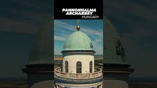 Pannonhalma Archabbey Pannonhalmi Főapátság  Hungary DJI Mavic Air 2 shorts [upl. by Adyaj]