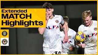 Extended Highlights  Harrogate Town v Newport County [upl. by Lamahj]