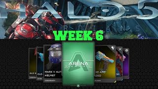 Halo 5 Guardians ARENA REQ Pack Opening Week 6 [upl. by Sillyrama]