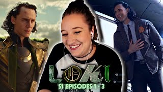 Loki Episodes 1  3 Season 1 💚 MCU First Time Watching Reaction ✦ Well this is unique [upl. by Henderson]