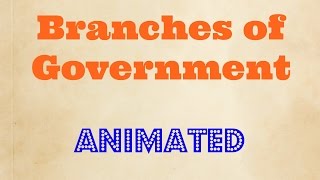 Powers of the 3 Branches of Government  Quick Lessons  Episode  1 [upl. by Ecyrb511]