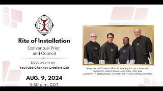 Installation of the new conventual prior of the U S Crosiers [upl. by Acissj]