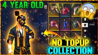 FREE FIRE S1 NO TOPUP COLLECTION⚡⚡ Garena Free fire Max [upl. by Semmes]