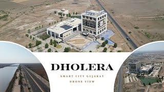 Dholera Smart City  Gujarat  Drone View  Tata Semiconductor Company [upl. by Lekim89]