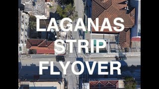 Zakynthos  Laganas Strip flyover  18 March 2018  The calm before the storm [upl. by Elfrieda]