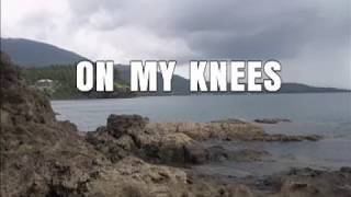 On My Knees  minus one  Christian Music Karaoke  Lyric Video [upl. by Niatsirk]