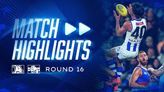 AFL R16 match highlights North Melbourne v Western Bulldogs [upl. by Loggins19]