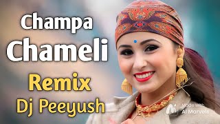 Champa Chameli Garhwali Song Remix  Garhwali Dj Song  Manglesh Dangwal  dj Peeyush [upl. by Ativ21]