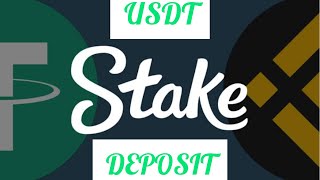 HOW TO DEPOSIT ON STAKE IN USDT  Stake USDT Deposit Hindi Tutorial stakeindia [upl. by Weinert846]