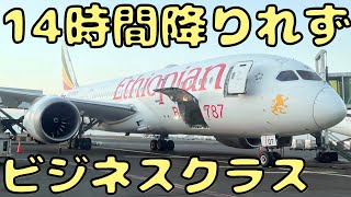 【東京🇯🇵からも運航】途中で着陸amp清掃！？アフリカ最強のビジネスクラスを利用したら [upl. by Selle]