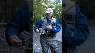 How to Use the Fishing Vest Rod Holder Fly Fishing Tip [upl. by Sapienza]