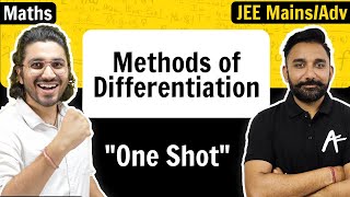 Methods of Differentiation  One Shot  JEE MainsAdvance [upl. by Lehrer]