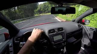 VW Golf Mk6 GTI  Mountain road POV [upl. by Nhojleahcim]