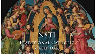 The Best 2024 Traditional Catholic Wall Calendar for 1945 and 1962 [upl. by Tibold]