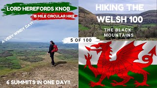 Lord Herefords Knob  The Black Mountains  Hiking the Welsh 100  Solo Hike [upl. by Pietje]