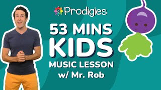 Learn Music Singing amp Rhythm  Mr Rob Compilation for Kids  Solfege Rhythm Colors Notes [upl. by Ycak]