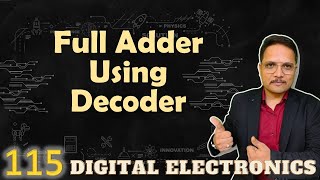 Full Adder Implementation Using Decoder Circuit Truth Table and Designing [upl. by Eetsud]