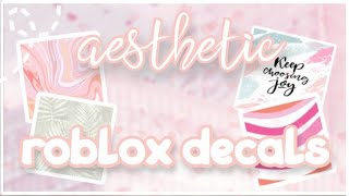 50 Aesthetic Roblox Decal Codes  Roblox [upl. by Ahsenhoj727]